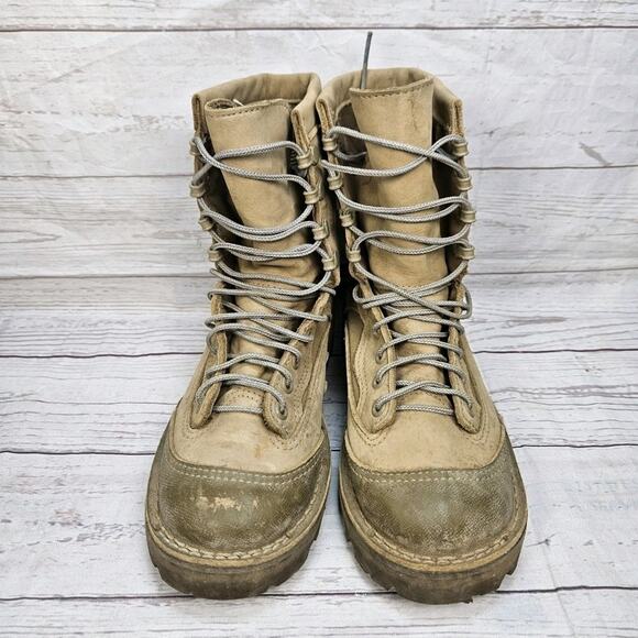 Danner USMC RAT Hot Weather Coyote Tan Leather Boots Men\'s Size 3 R main image 4